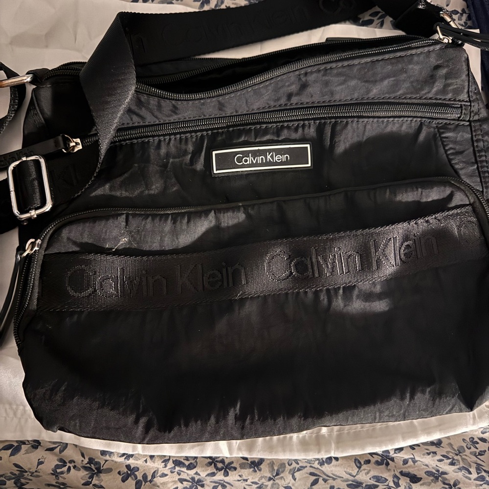 Calvin Klein Black Messenger Bag